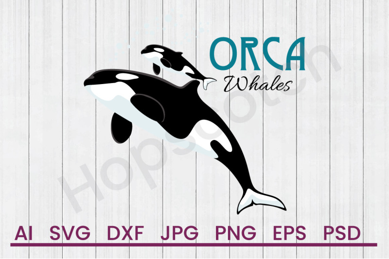 orca-whales-svg-file-dxf-file