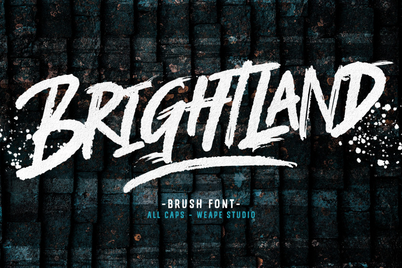 brightland-brush-font