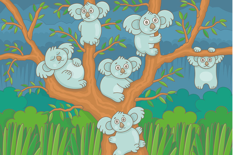 koalas-on-a-tree