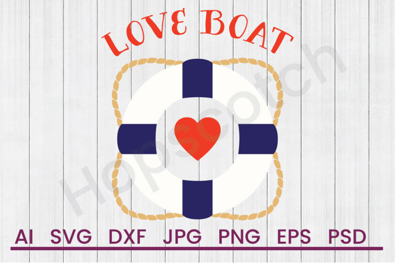 love-boat-svg-file-dxf-file