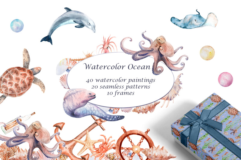 watercolor-ocean
