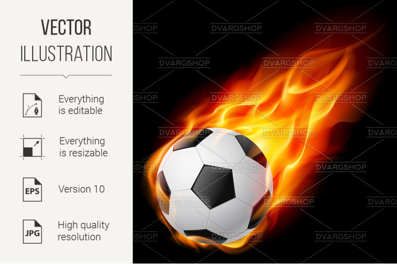 soccer-ball-on-fire