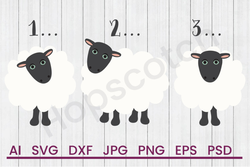 1-2-3-sheep-svg-file-dxf-file
