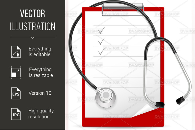 realistic-stethoscope-and-notes