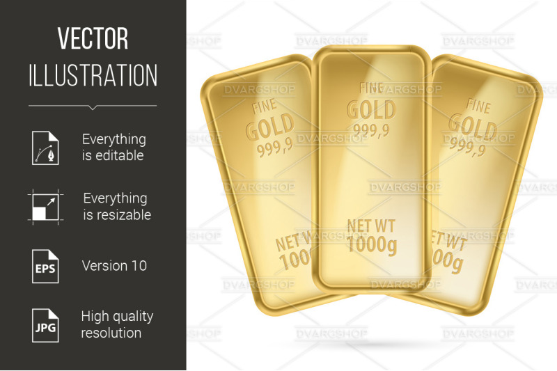 three-gold-bars