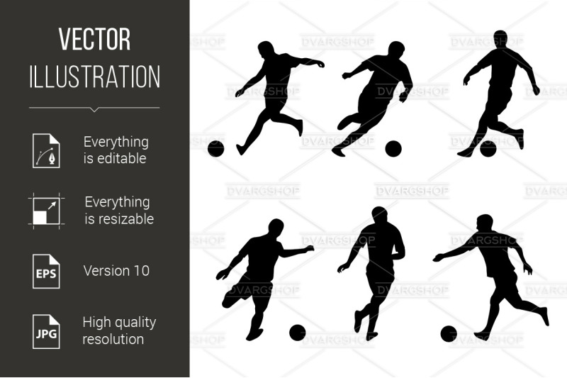 soccer-football-players-silhouettes