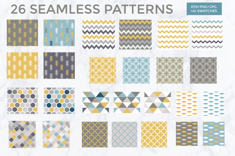 26-vector-patterns-trendy-colors