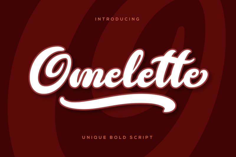 omelette-script-font
