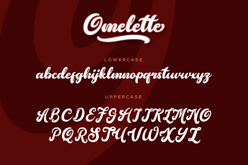 omelette-script-font
