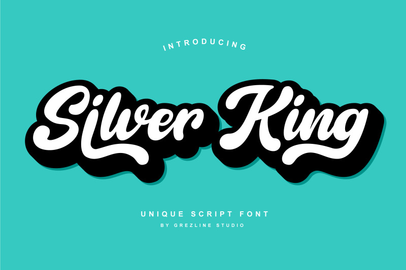 silver-king-script-font