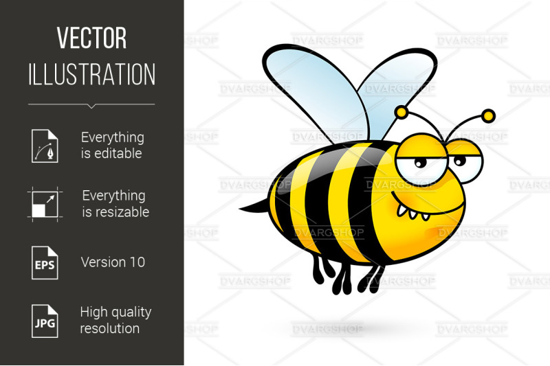 cartoon-bee