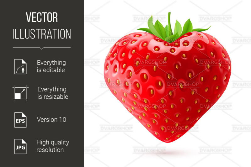 strawberry-heart