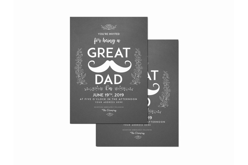 father-039-s-day-invitation-flyer