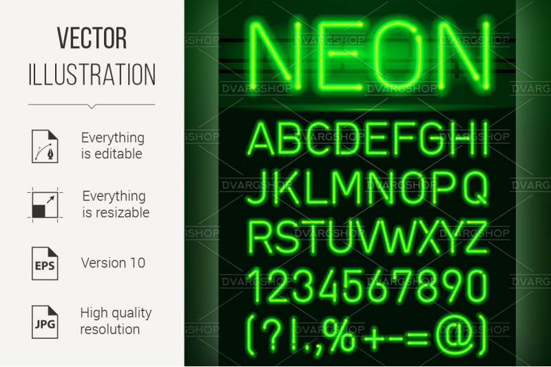 neon-light-alphabet