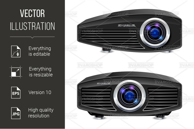 realistic-multimedia-projector