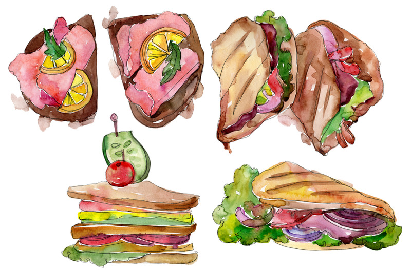 sandwich-muffuletta-watercolor-png