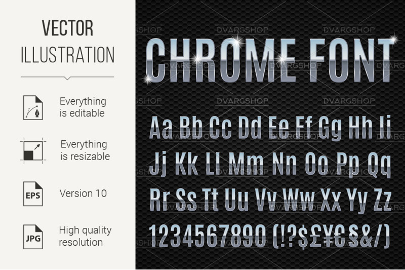 chrome-font