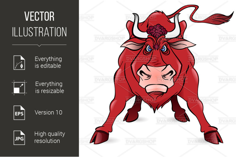 cartoon-bull