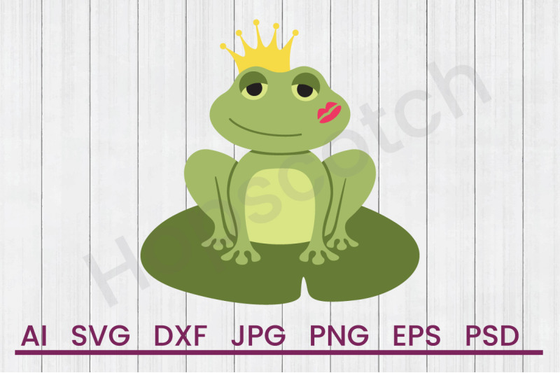 frog-prince-svg-file-dxf-file