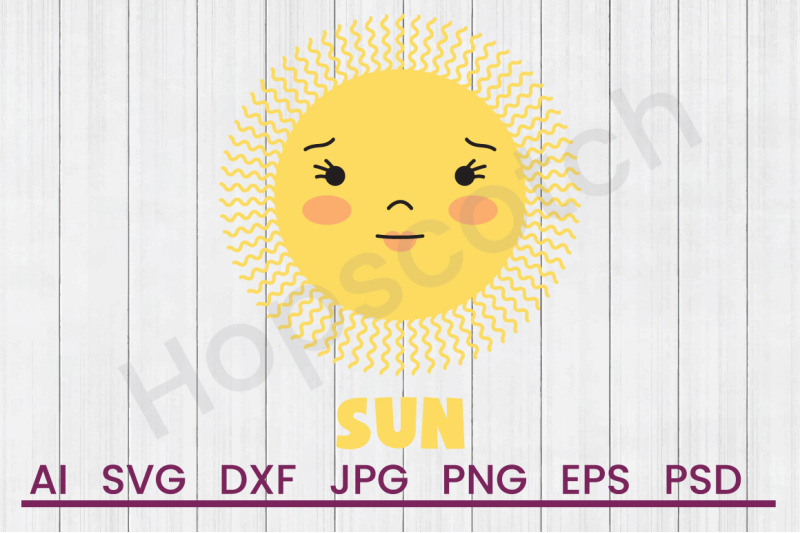 sun-svg-file-dxf-file