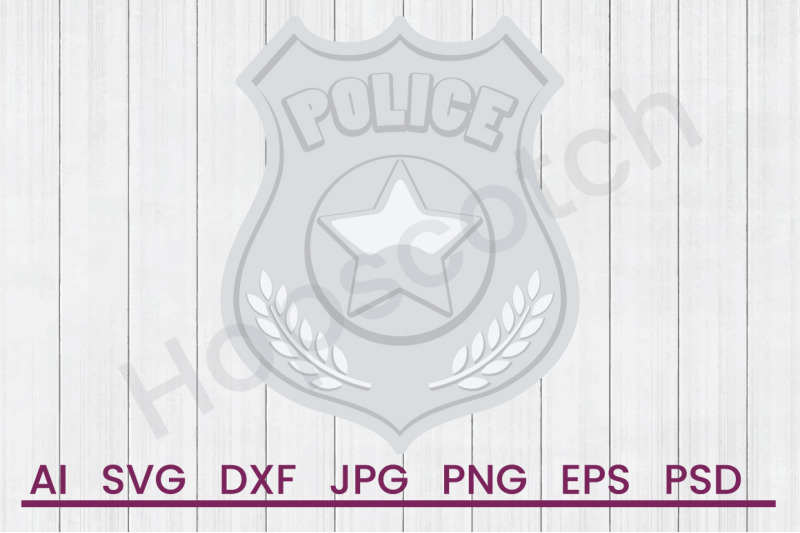 police-svg-file-dxf-file
