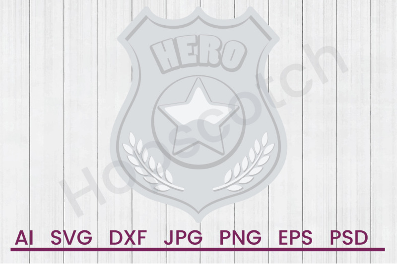 hero-badge-svg-file-dxf-file