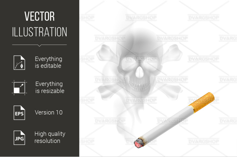 cigarette-and-skull-shaped-smoke