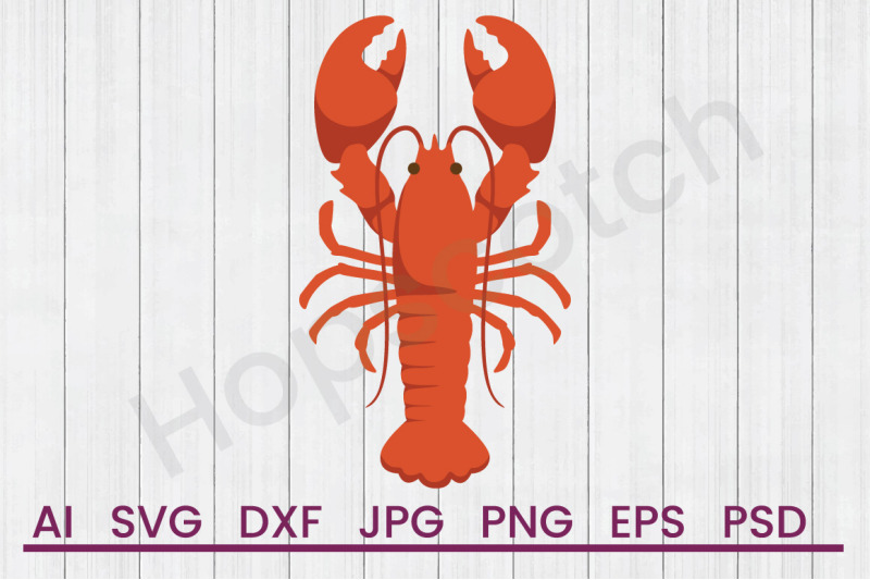 maine-lobster-svg-file-dxf-file