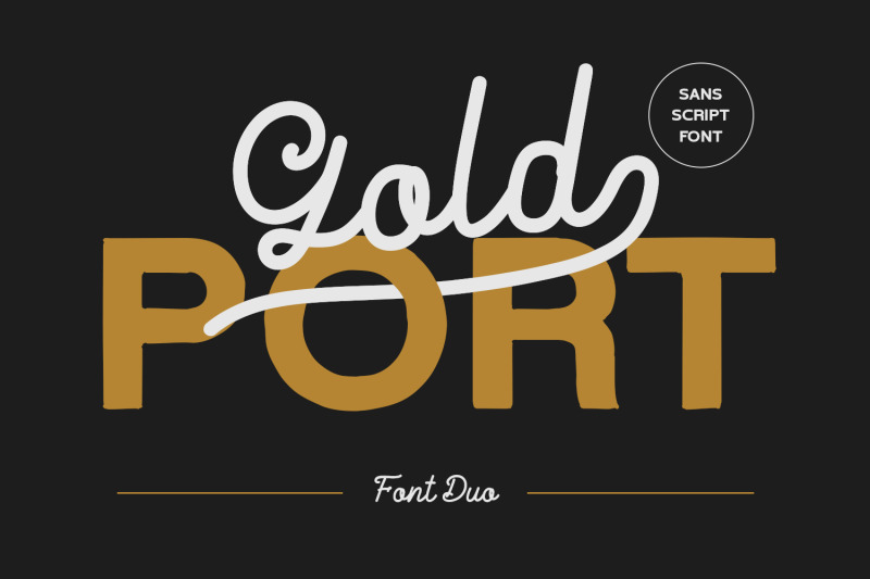 gold-port-font-duo-with-sans