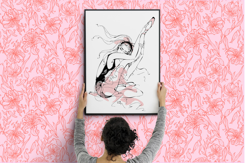 ballet-ballerinas-and-lilies-stylish-graphics-nbsp