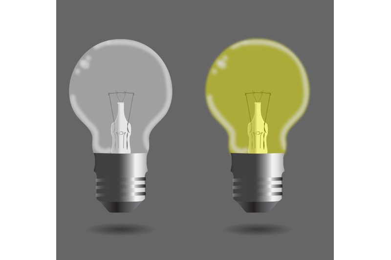 set-of-glass-bulb-logo-and-banner