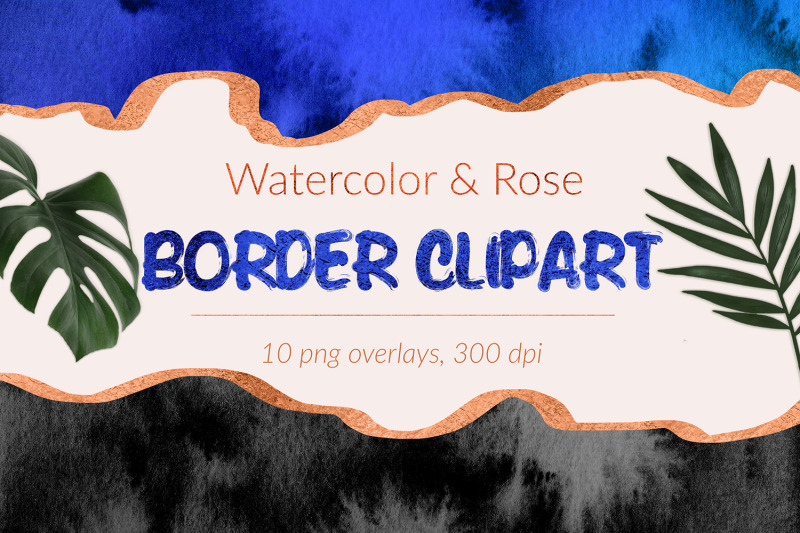 watercolor-and-rose-borders