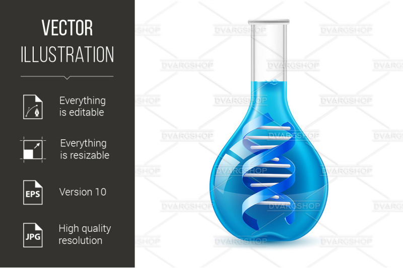 flask-with-dna