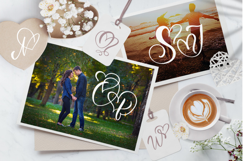 wedding-heart-monogram-font