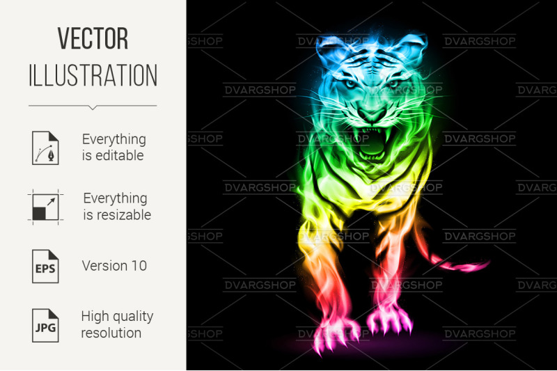 colorful-fire-tiger