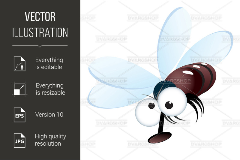 cartoon-style-illustration-of-a-fly