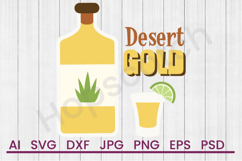 desert-gold-svg-file-dxf-file