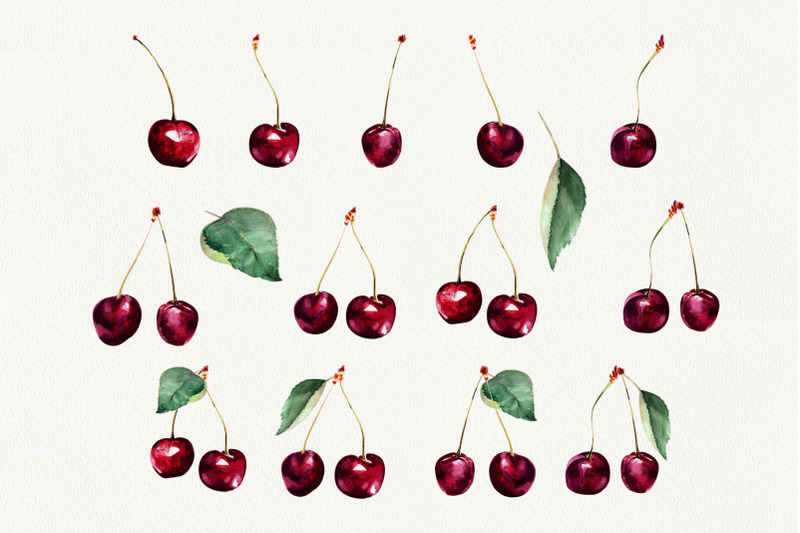 watercolor-set-with-cherries