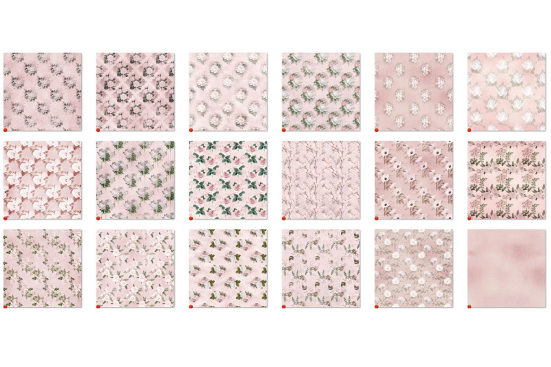 pink-shabby-floral-digital-paper