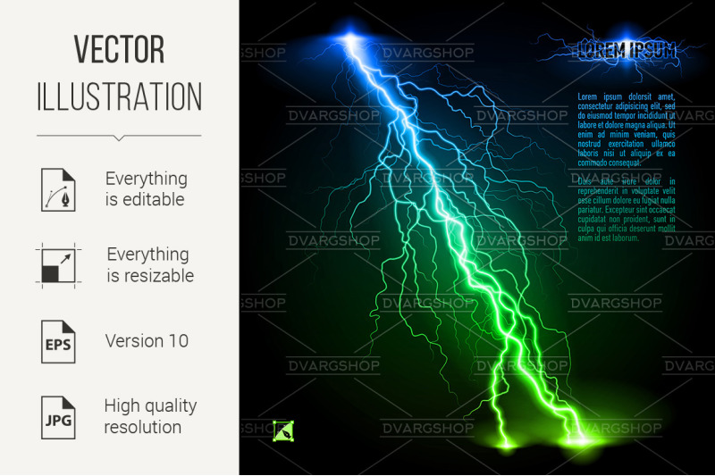 oblique-lightning-line