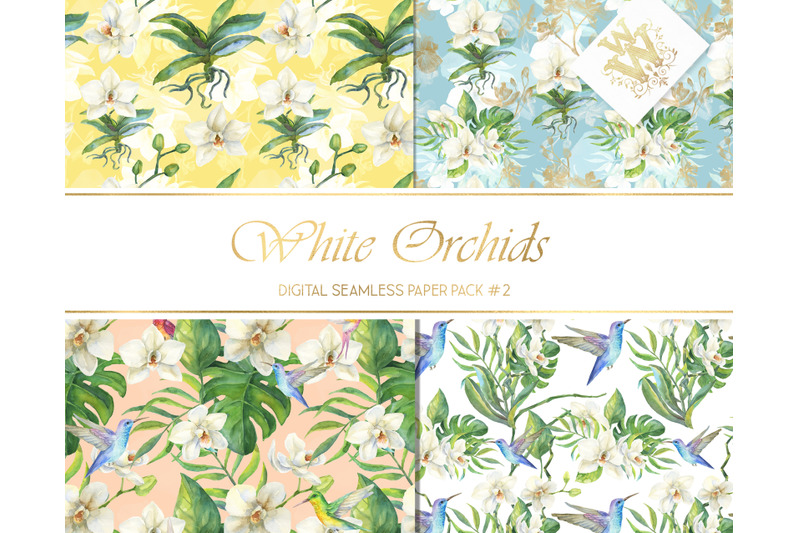 white-tropical-summer-flower-wedding-seamless-backdrop-orchid-floral