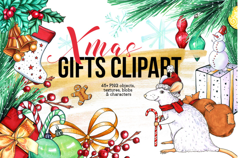 xmas-gift-clipart-collection