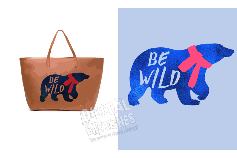be-wild-svg-bear-vector-saying-svg-svg-clipart