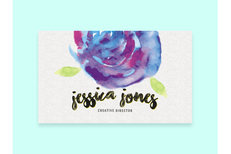 watercolor-business-card