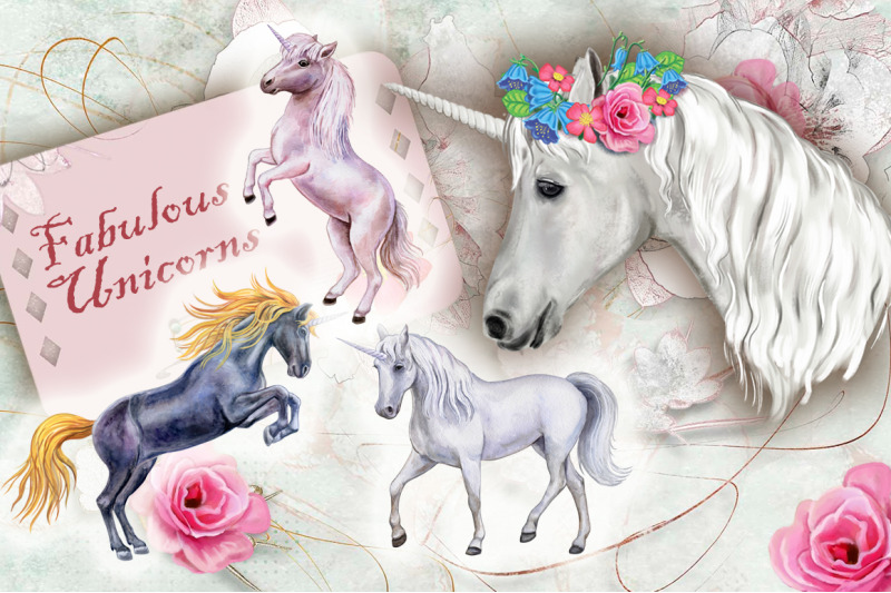 fabulous-unicorns-watercolor
