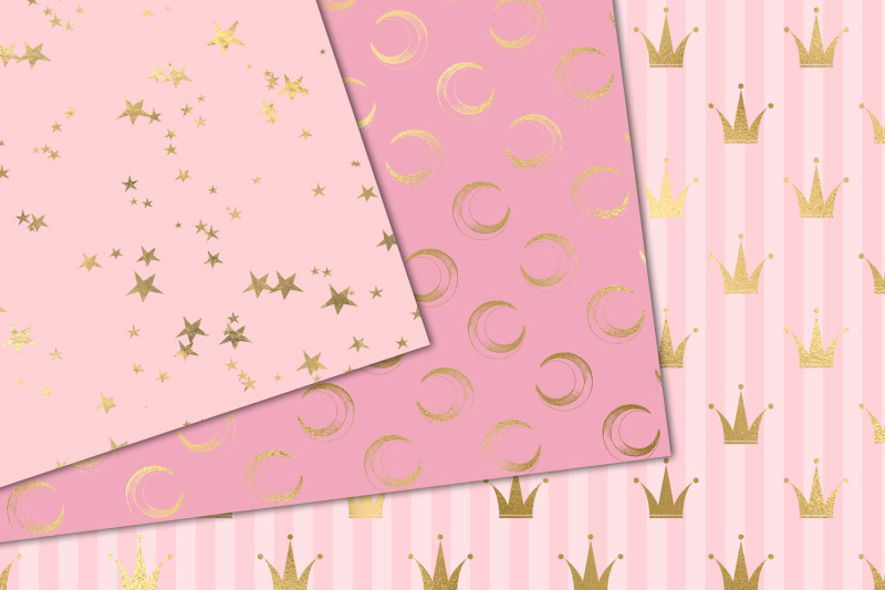 pink-and-gold-fairy-digital-paper