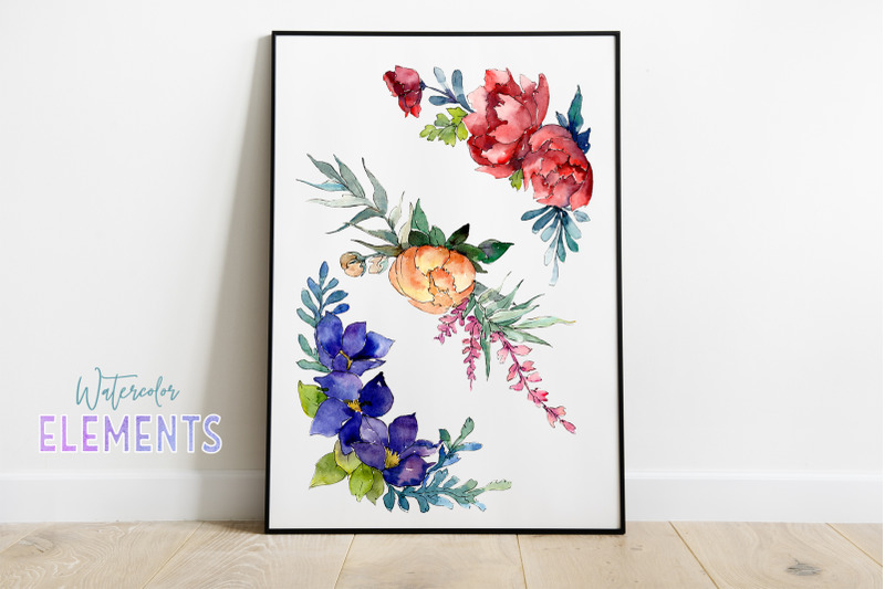 bouquet-moment-of-happiness-watercolor-png