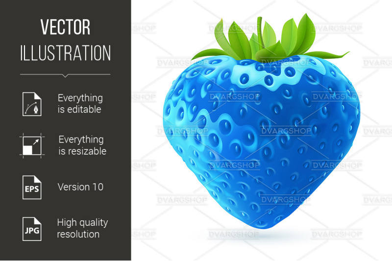 blue-strawberry