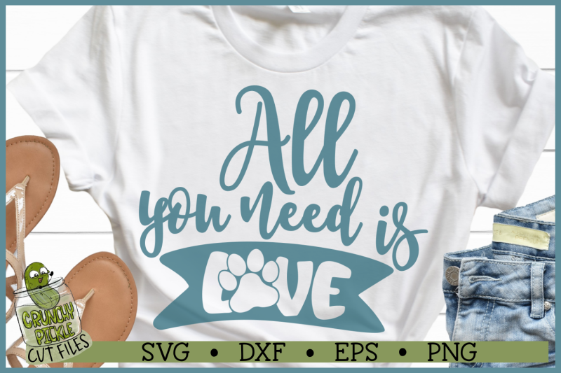 all-you-need-is-love-dog-paw-svg