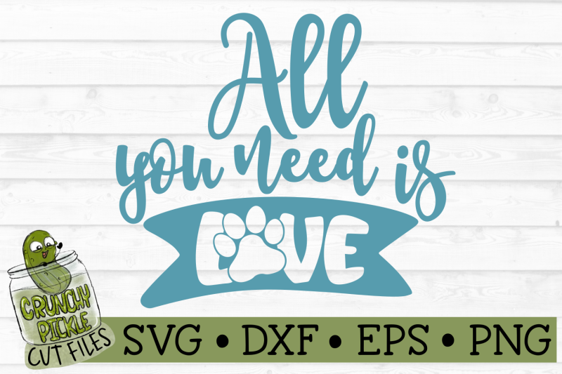 all-you-need-is-love-dog-paw-svg